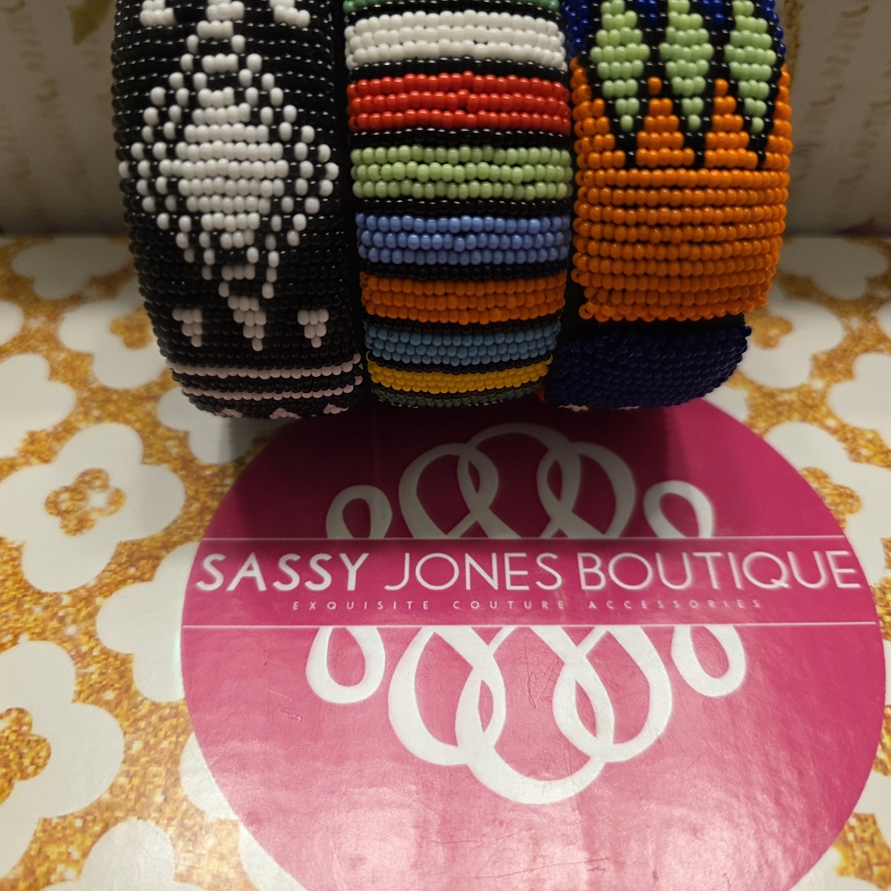 Sassy Jones Vibrant Beaded Bracelet Set